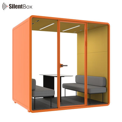 STC30dB Soundproofing Office Pod with 4000K Lighting and 100-240V Power Supply for Versatile Applications
