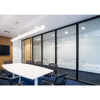 Temporary Metal and Glass and Wooden Partition Walls for Office Room