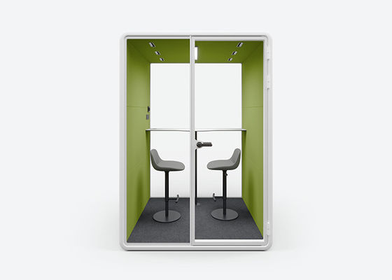 Ukuran M Silent Phone Booth Ruang Pertemuan Privasi Acoustic Office Pods Untuk 1 - 2 Orang