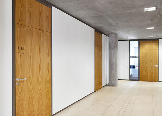 Ruang Pertemuan Acoustic Solid Partition Wall Galvanized Steel Partition Wall Systems
