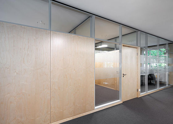 panel melamin solid panel dinding partisi untuk kantor ukuran yang disesuaikan