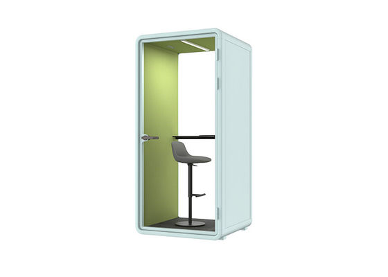 Soundproof Phone Booth Office Pod dengan ukuran yang dapat disesuaikan dan kaca tempered untuk ruang kerja pribadi