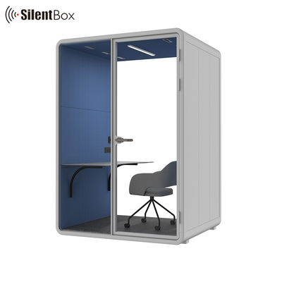 Kantor yang disesuaikan Booth Meeting Pods Acoustic Phone Booth untuk 2 orang