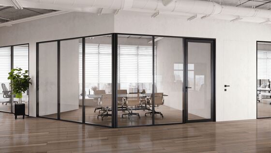 New Design Glass Partition Modular Wall with Modern Style Double Glass Partition Ketebalan 25-60mm